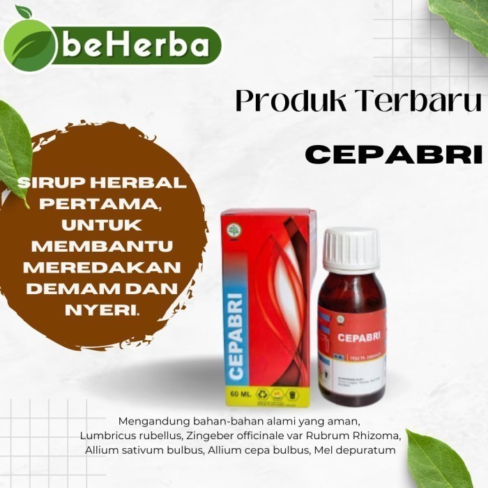 Cepabri Obat Herbal Penurun Panas Batuk Pilek Anak Dewasa