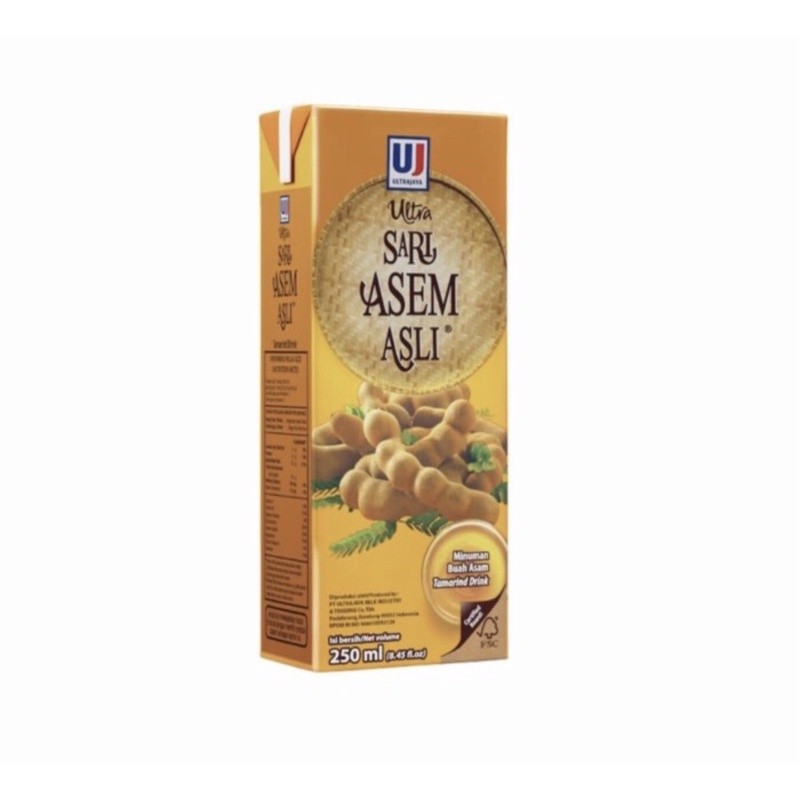 Sari asem ultra jaya 250 ml ( minuman sari asem tamarind drink )