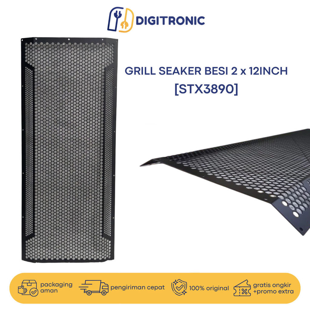 [STX3890] GRILL SPEAKER BESI 2 x 12INCH
