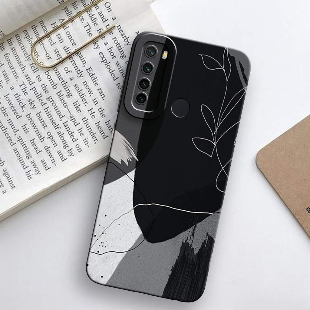 Case REDMI NOTE 8 -  - Casing REDMI NOTE 8 - Fashion Case - ABSTRAK - Skin Handphone - Silikon REDMI