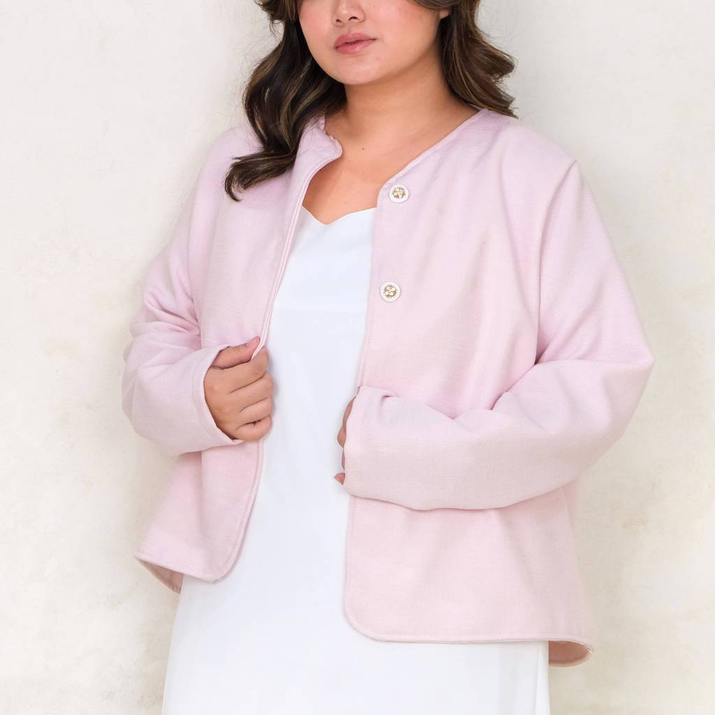 EGALE.ID - Diana Tweed Blazer | Petite Mid Big Jumbo Plus Size