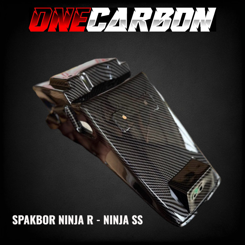 SPAKBOR BELAKANG NINJA R CARBON NINJA SS CARBON GLOSY / spakbor belakang ninja carbon / spakbor bela