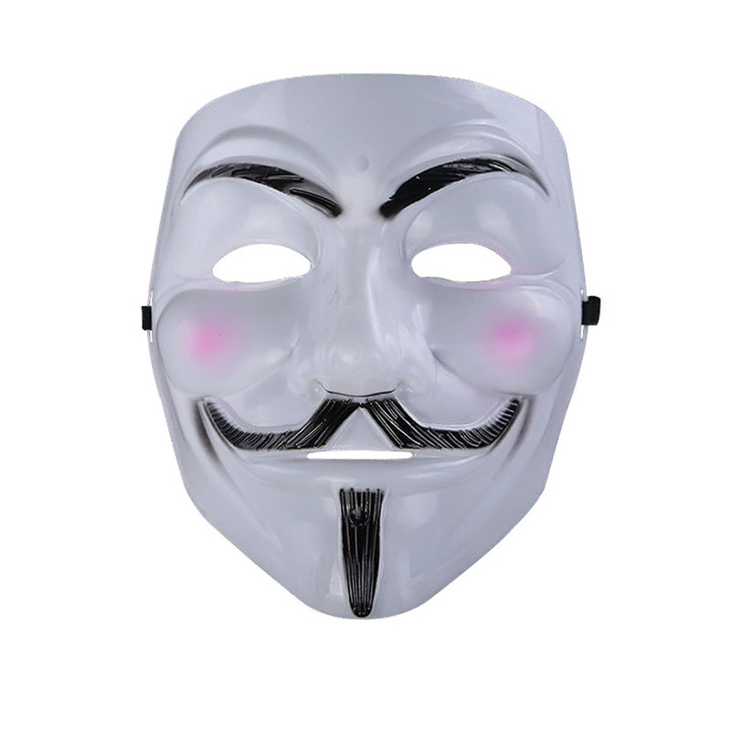 Anonymous Masked Protester Mask Guy Fawkes Masks Anime Mask Anonymous V Face Full Face Mask Hallowee