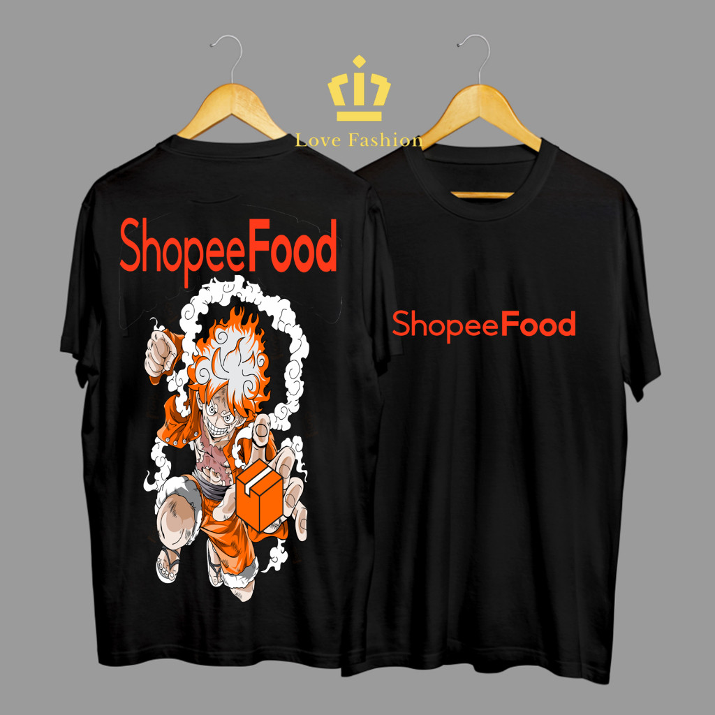 Kaos Tshirt Baju Distro Shopee Food Anime Box Paket Kurir Ekspedisi Premium Terbaru