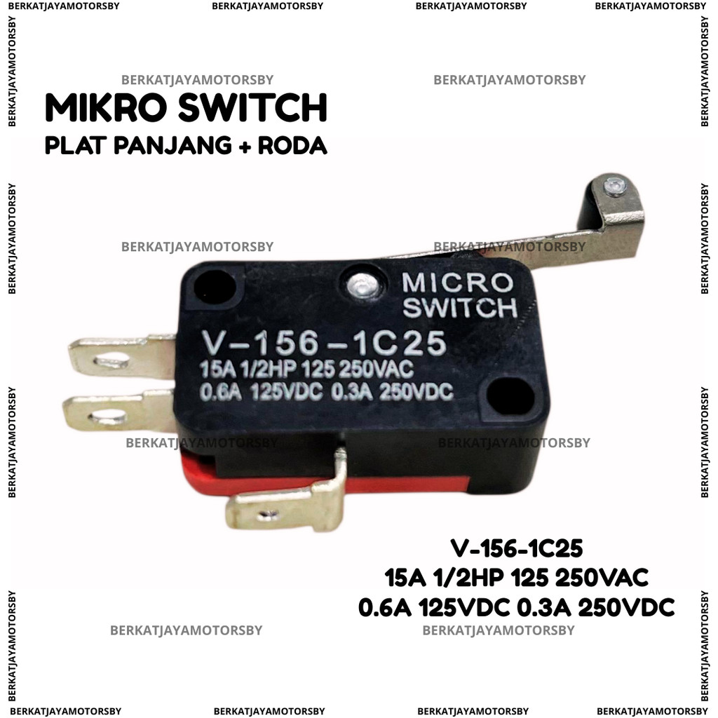 Microswitch Gagang Roda / Saklar Lampu Tembak / Saklar Dim Lampu Tembak Sorot / Micro Limit Switch M