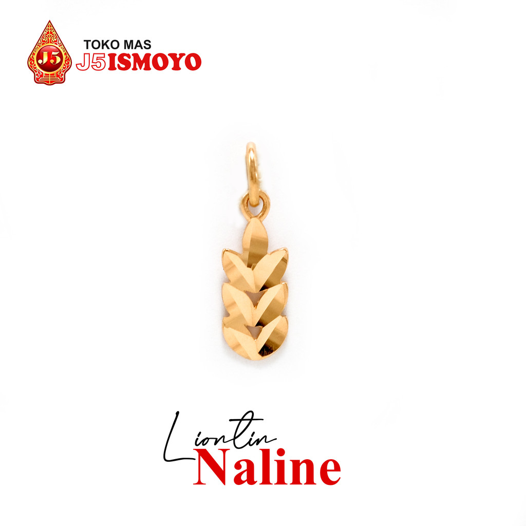 Liontin Emas Mas Asli Model Naline J5 Ismoyo