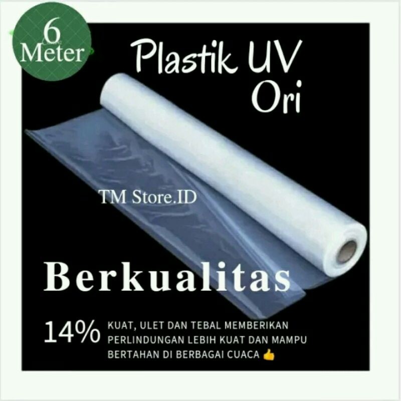 Plastik UV Lebar 6 Meter Tebal Berkualitas dan Ulet