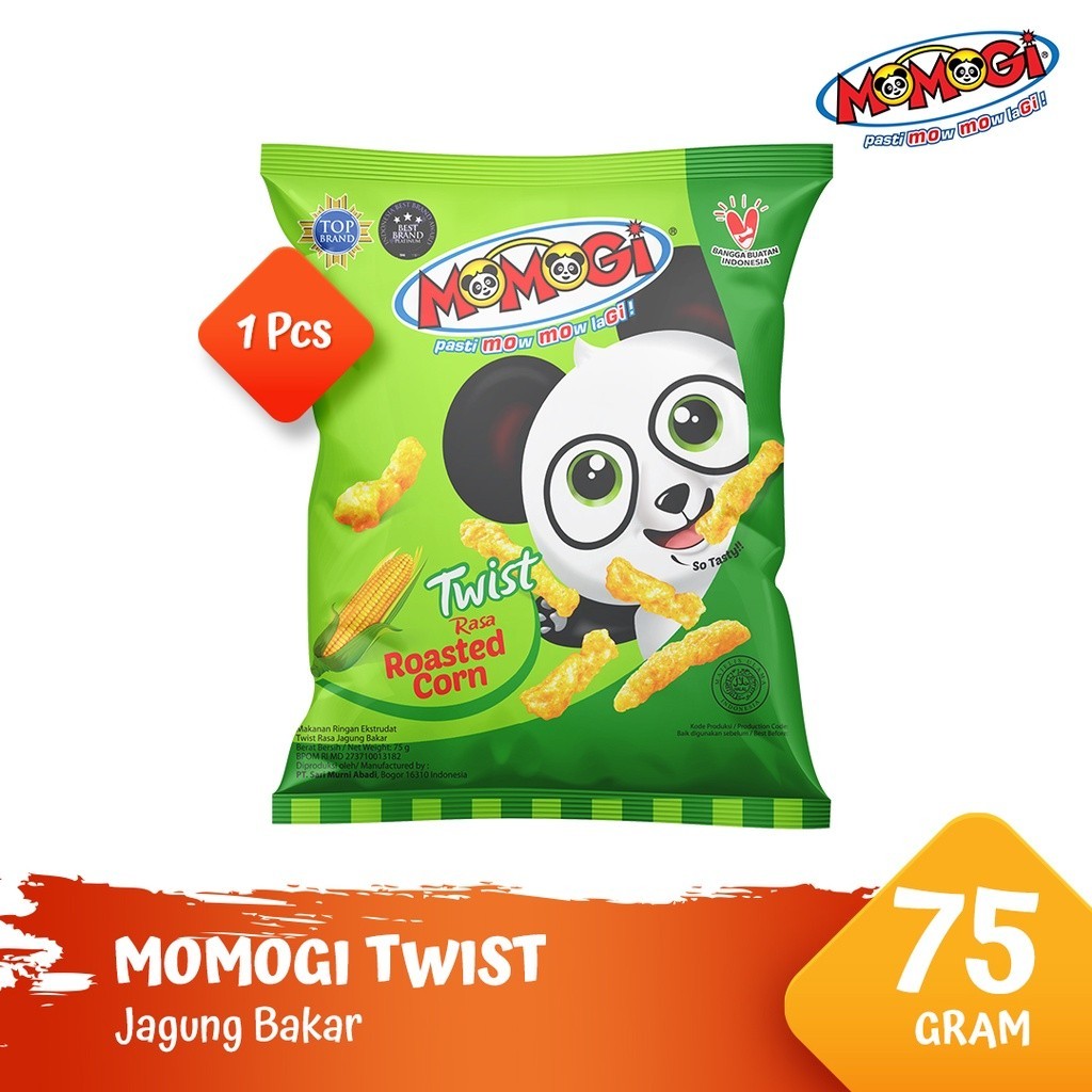 MOMOGI TWIST JAGUNG BAKAR 75GR