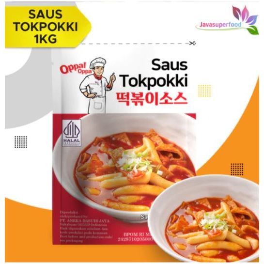1kg Saus  tteokbokki/ topokki gochujang Oppa oppa javasuperfood