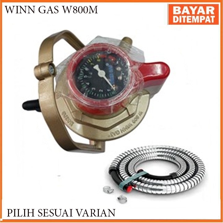 PAKERT  Regulator Gas Anti Bocor WINN GAS W 800 M GOLDEN VIST