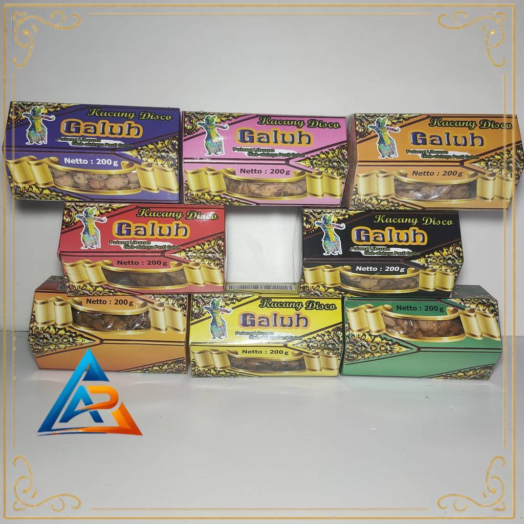 Kacang Goreng Tepung Galuh 200g  Kemasan Box Rasa Keju Oleh Oleh Bali