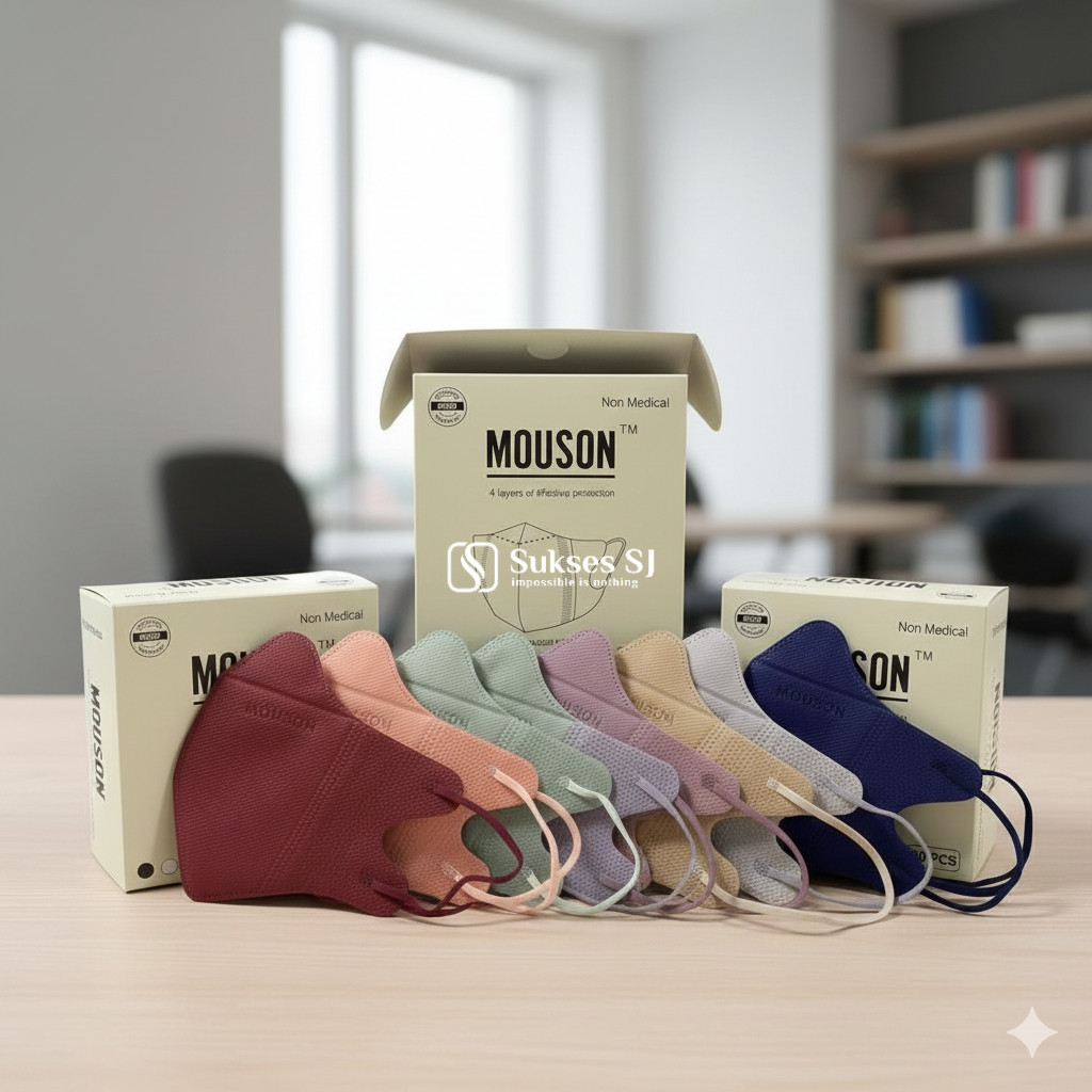 *L_ Duckbill Mouson Mix Warna/Duckbill Warna/Duckbill Mouson 4ply