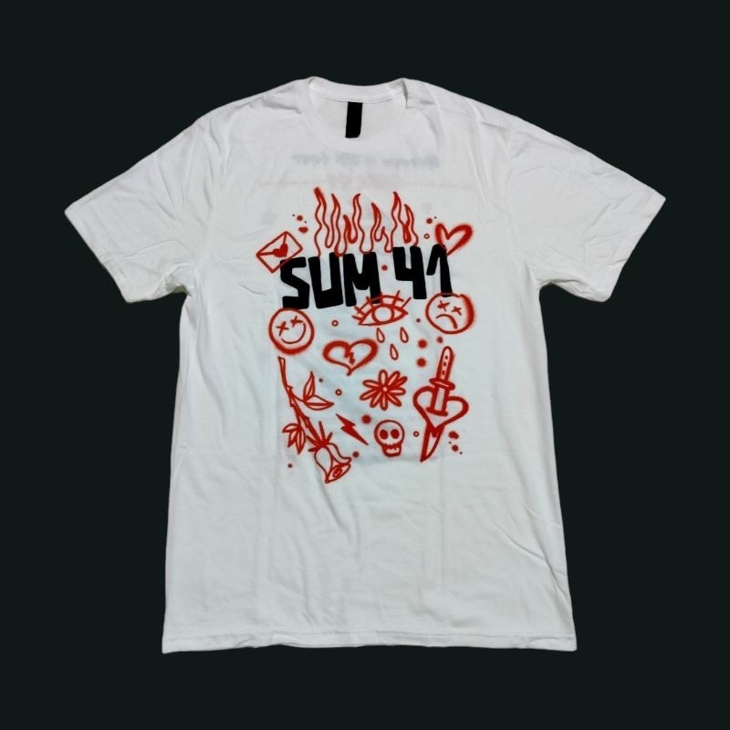 (COD) Tshirt SUM 41 - SKETCHES EUROPEAN TOUR 2022
