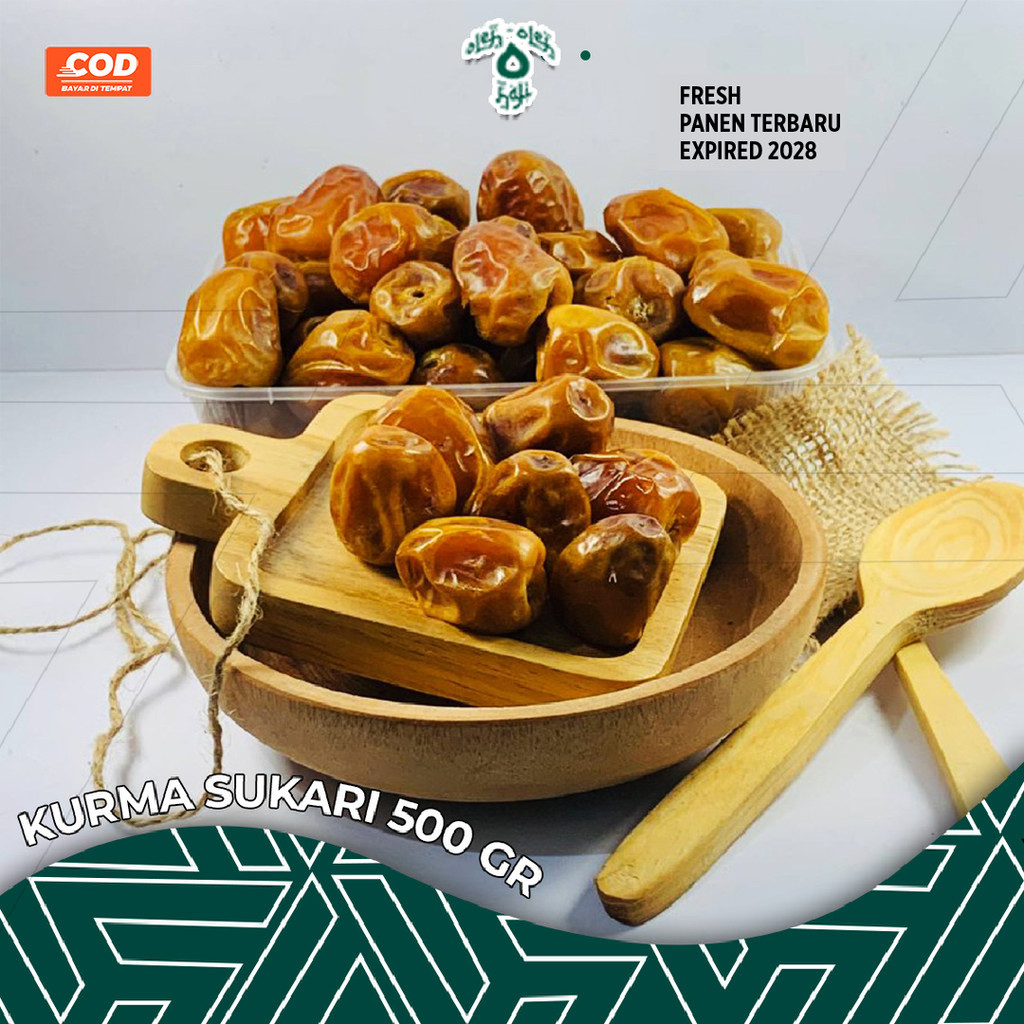 Kurma Sukari Basah / Kurma Raja Al-Qaseem Premium / Kurma Sukari Al Qassim Asli