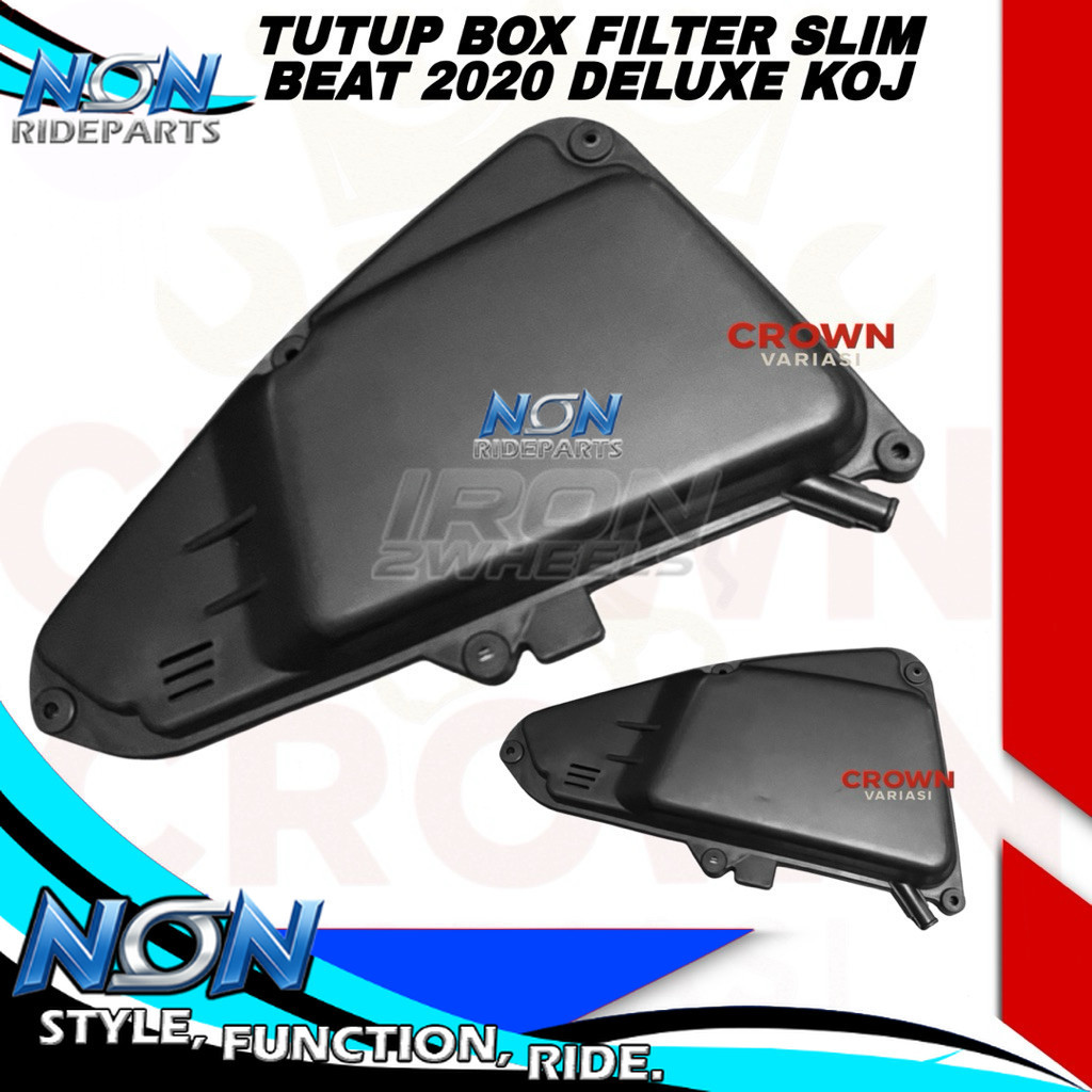 NoiN RideParts -  BOX FILTER SLIM KOJ BEAT GENIO SCOOPY 2020 COVER TUTUP BOX FILTER SLIM BEAT 2020 D