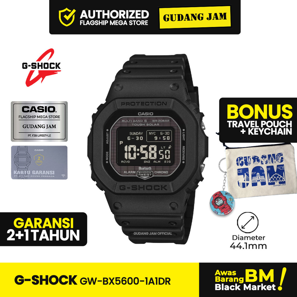 Jam Tangan Pria G-Shock GW-BX5600-1A1DR Digital Water Resistant 200M Resin Band