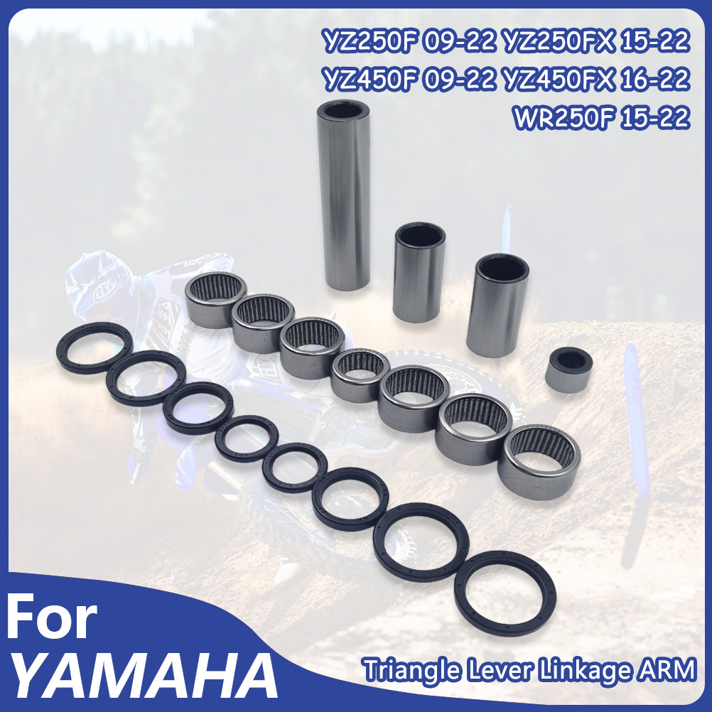 For YAMAHA Triangle Lever Linkage ARM Kit Motorcycle Maintenance Kit Bearing Oil Seal Bushing YZF YZ