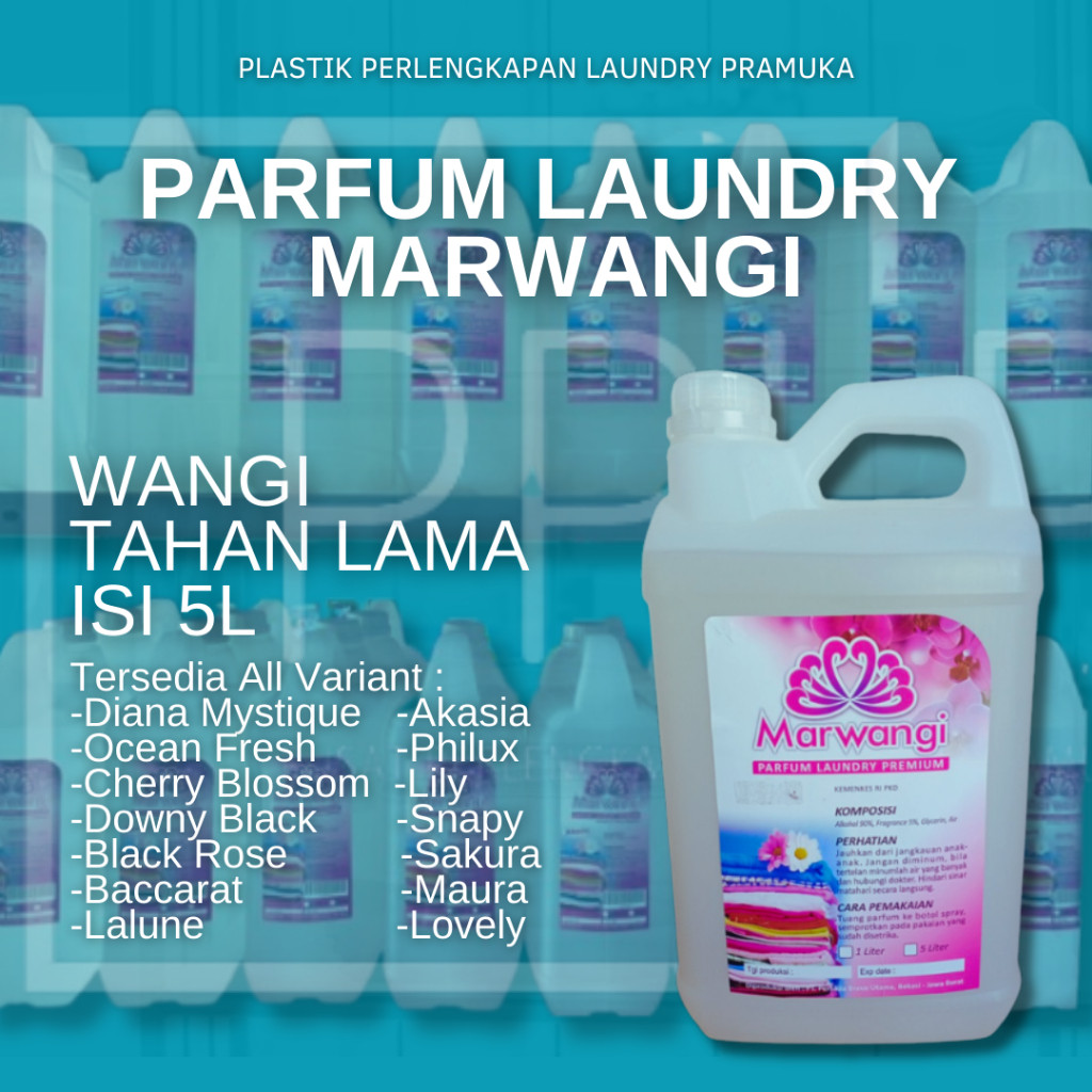 Parfum Laundry Marwangi 5 Liter Wangi Tahan Lama