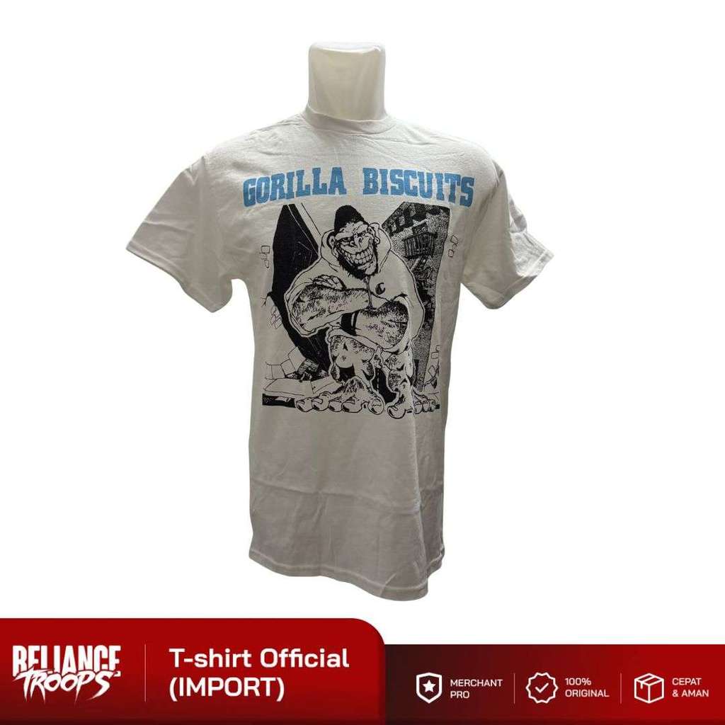 T-shirt official | Gorilla Biscuits - Classic 7 (White)
