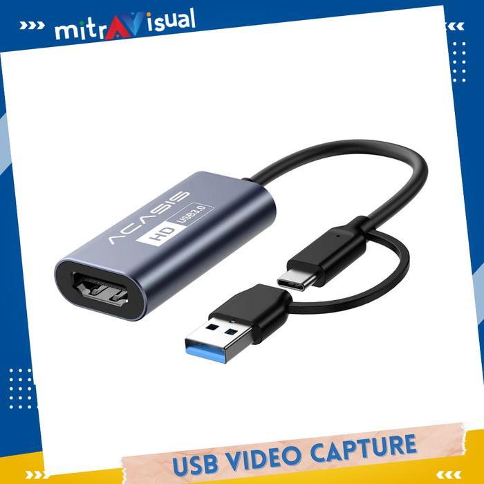 (Acome Audio) Acasis HDMI Video Capture Support Vmix,Zoom,Wirecast,Skype,OBS