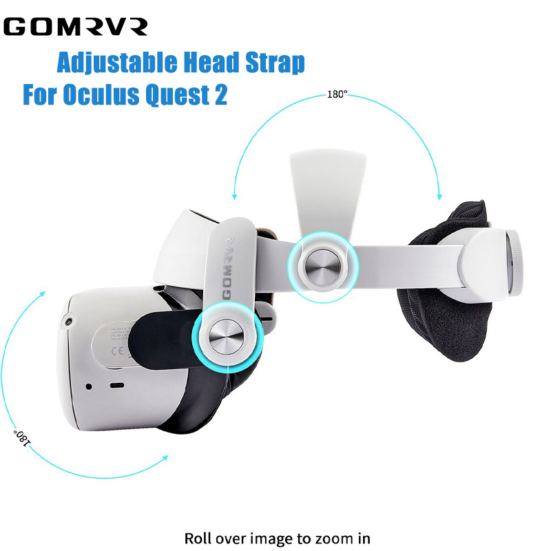 GOMRVR Head Strap for Oculus Quest 2 Halo Strap Adjustable Comfortable Oculus Quest 2  Head Strap Fo