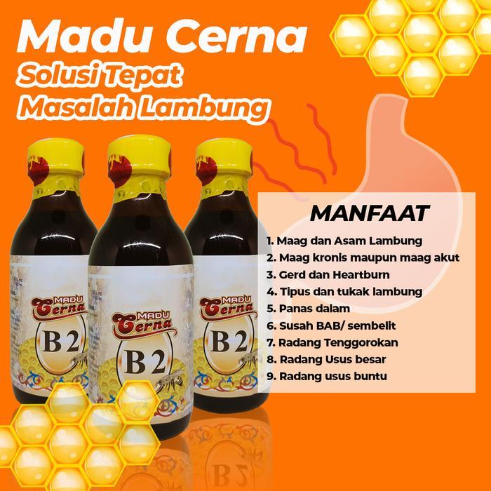 Madu Herbal B2 Cerna untuk Lambung dan pencernaan