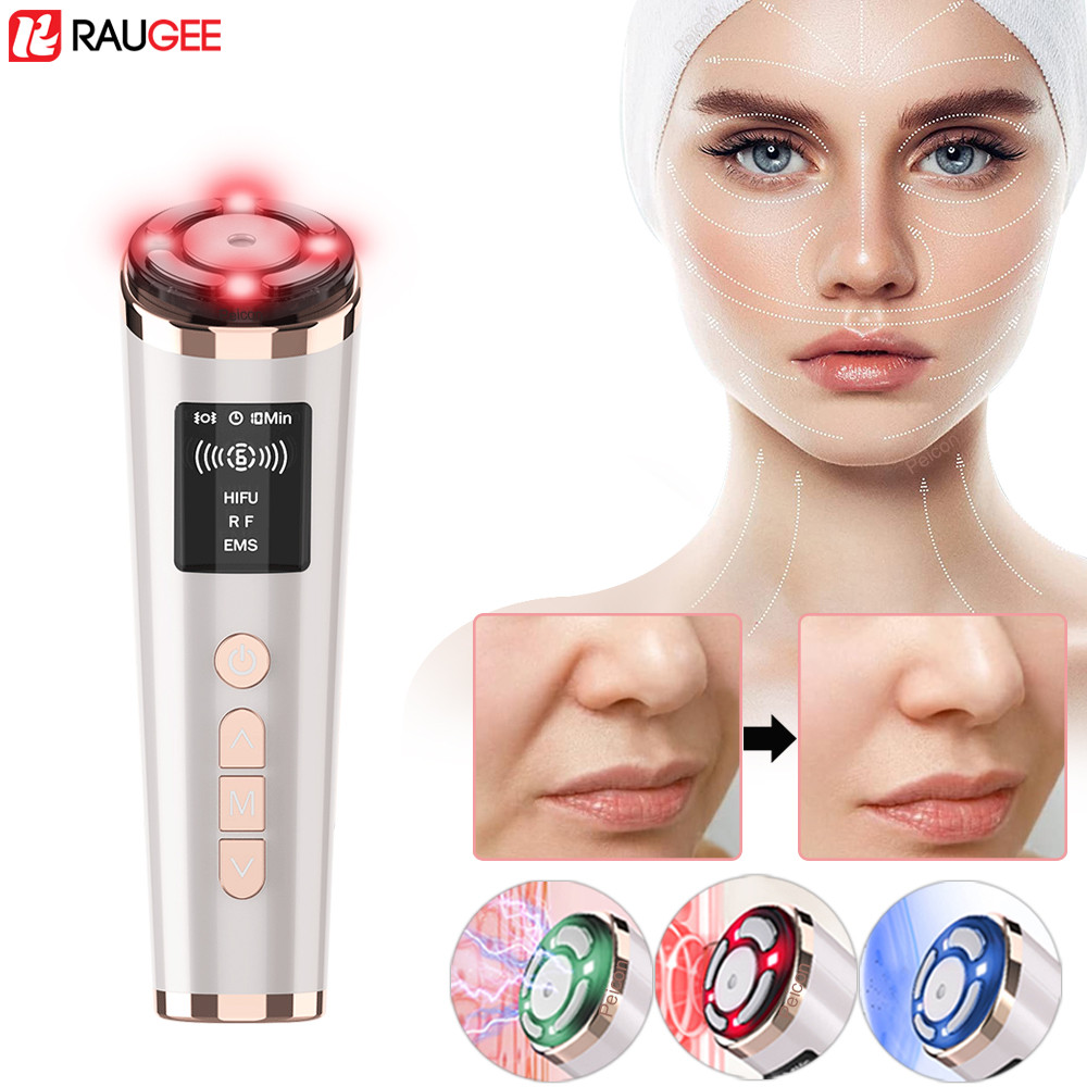 Hifu Pengencangan Wajah Mini Facial High Frequency Microcurrent Lifting Facial High Frequency Ultras