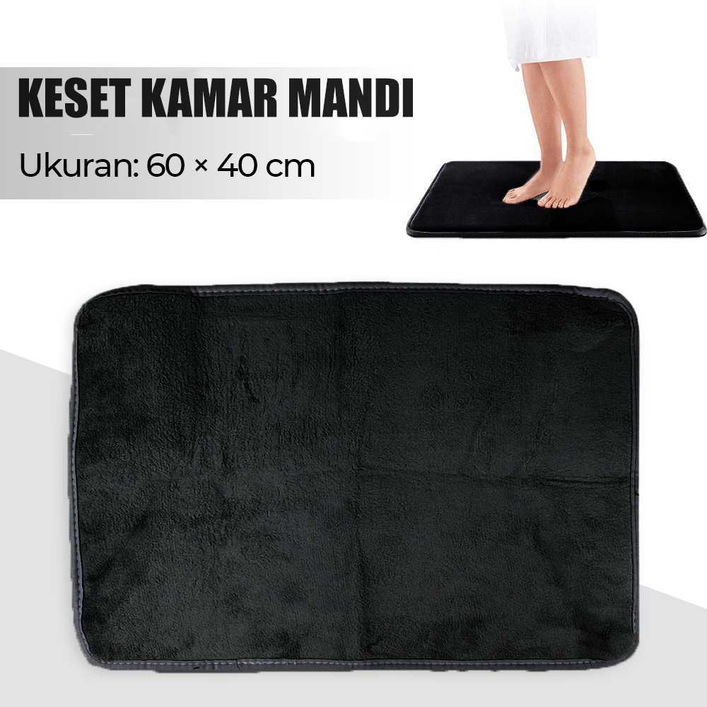 Keset Kamar Mandi Anti Slip TaffHOME Bathroom Mat Super Lembut
