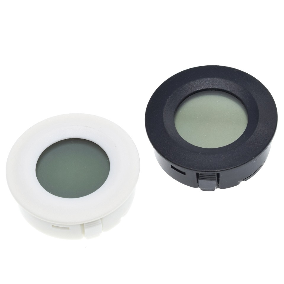 Mini LCD gital Thermometer Hygrometer Round Temperature Humity Tester Sensor Detector For Freezer Ci
