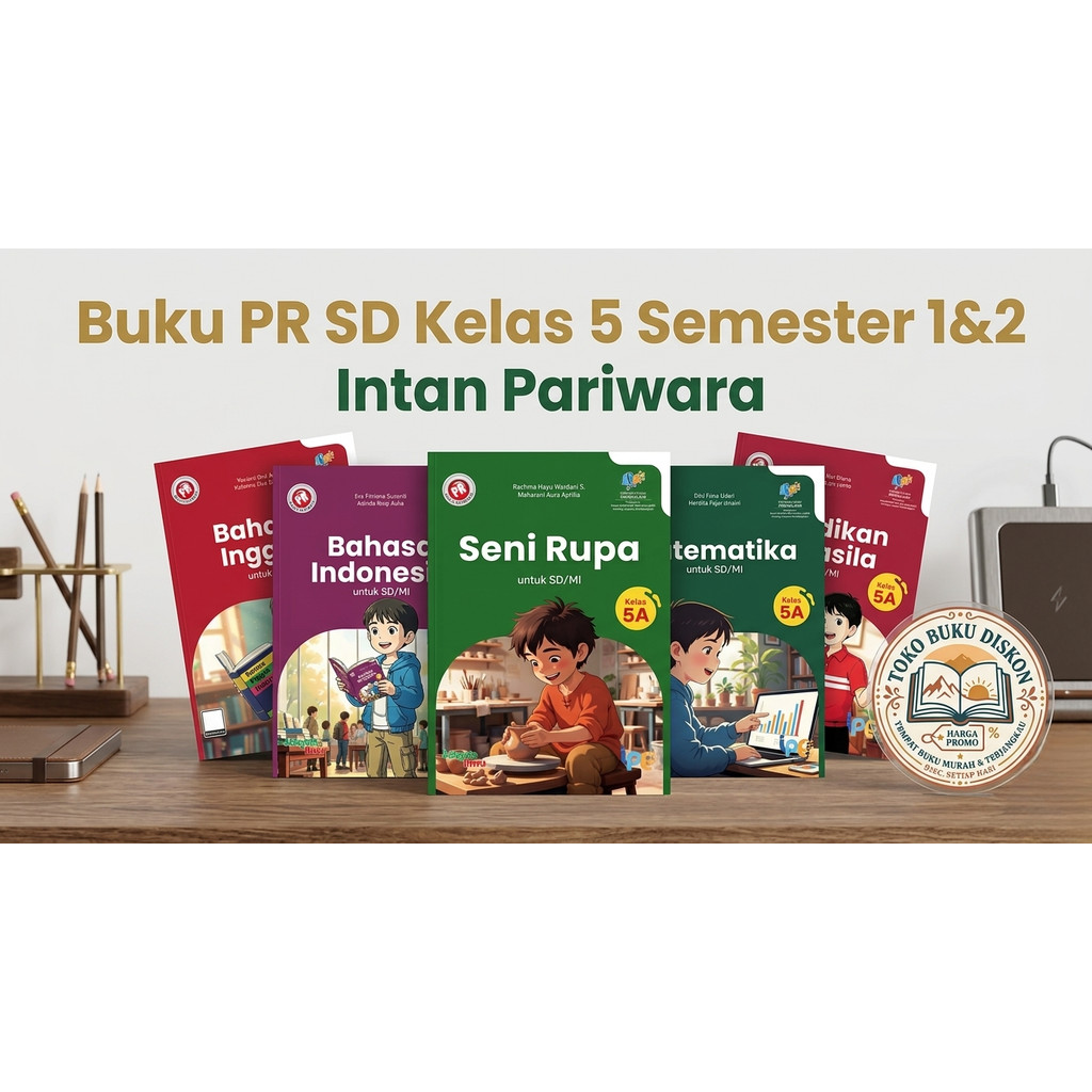 Buku lks pr sd kelas 5 semester 1&2 intan pariwara tahun 2026