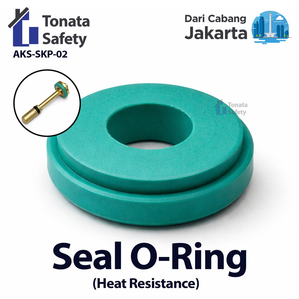 Seal O-Ring Knock Pin Heat Resistance Valve M30 / O-Ring Valve APAR untuk Kapasitas 3–12 Kg / Karet 