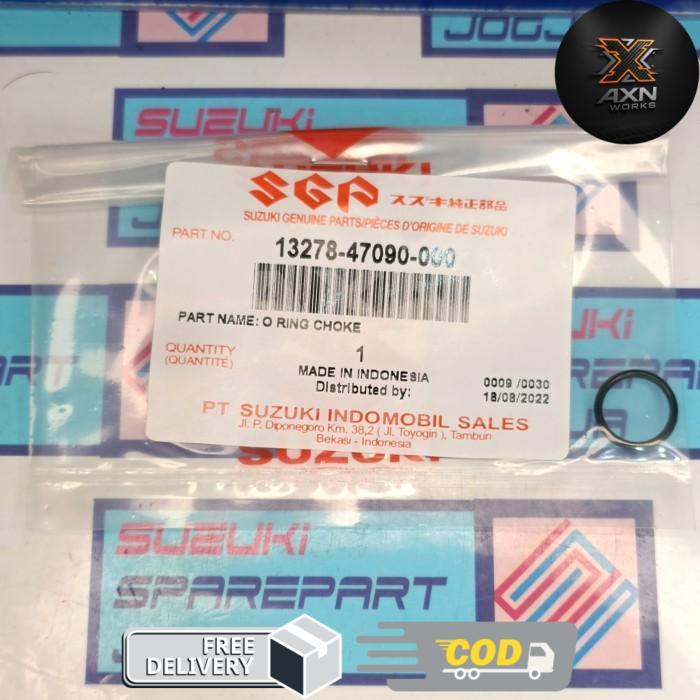Suzuki Parts 13278-47090-000 Seal Tutup Chuk Choke Karbu Suzuki Smash Titan Ori - Not Specified -axn