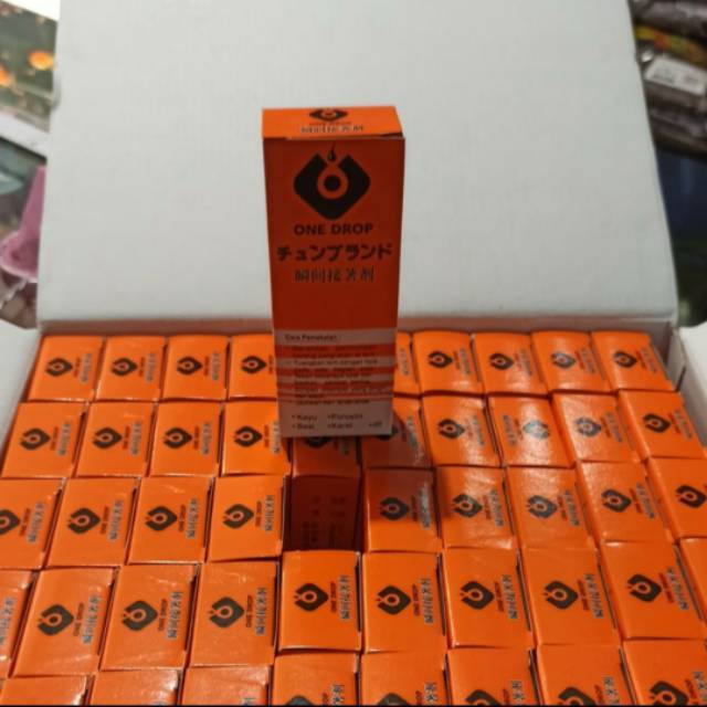 Lem One Drop Lem Korea 1dus isi 50pcs 5 menit keras