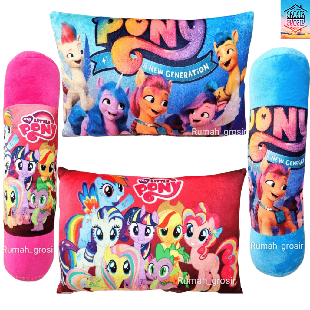 TERLARIS Bantal Boneka Pony My Little Pony / Guling Pony My Little Pony