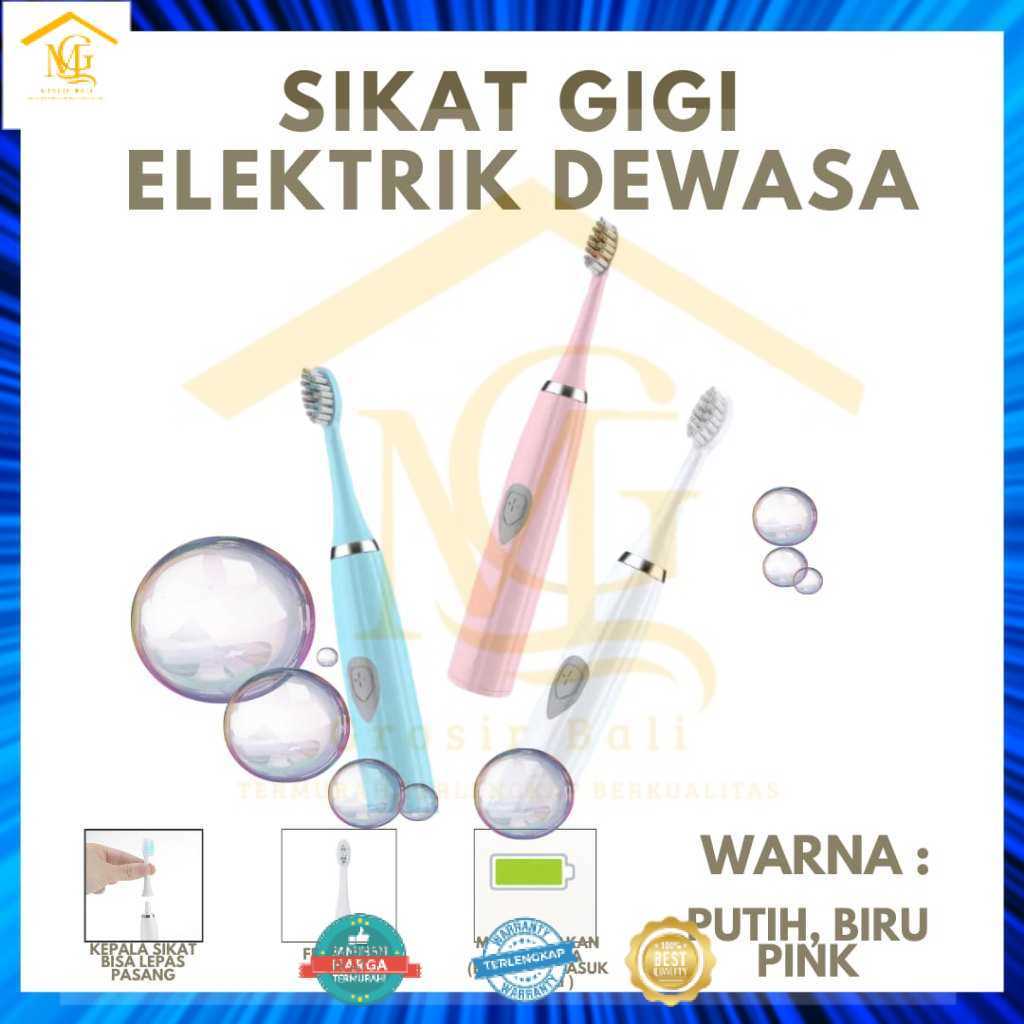 SIKAT GIGI DEWASA / SIKAT GIGI ELEKTRIK / SIKAT GIGI MURAH / SIKAT GIGI BERKUALITAS Elektrik Terbaru