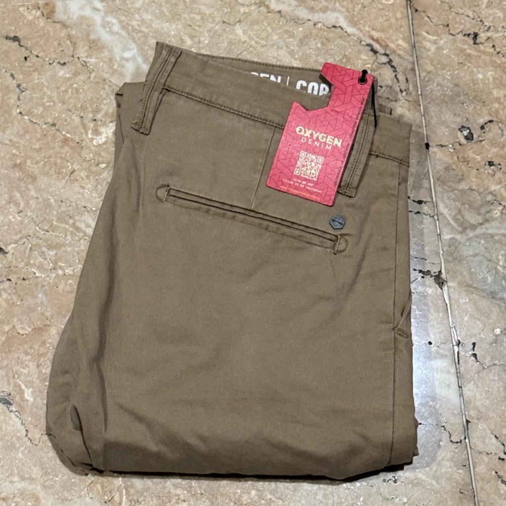 Celana Panjang Katun Pria Oxygen Denim Original 706 Slim Fit  706-8027