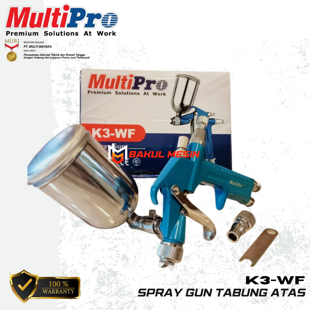 Multipro Spray Gun MULTIPRO K3-WF AIR COMPRESSOE 200ML MULTIPRO K3-WF