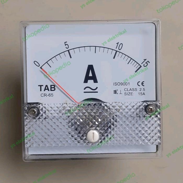 Ampere Meter Analog AC/DC CR-65 15 Amper
