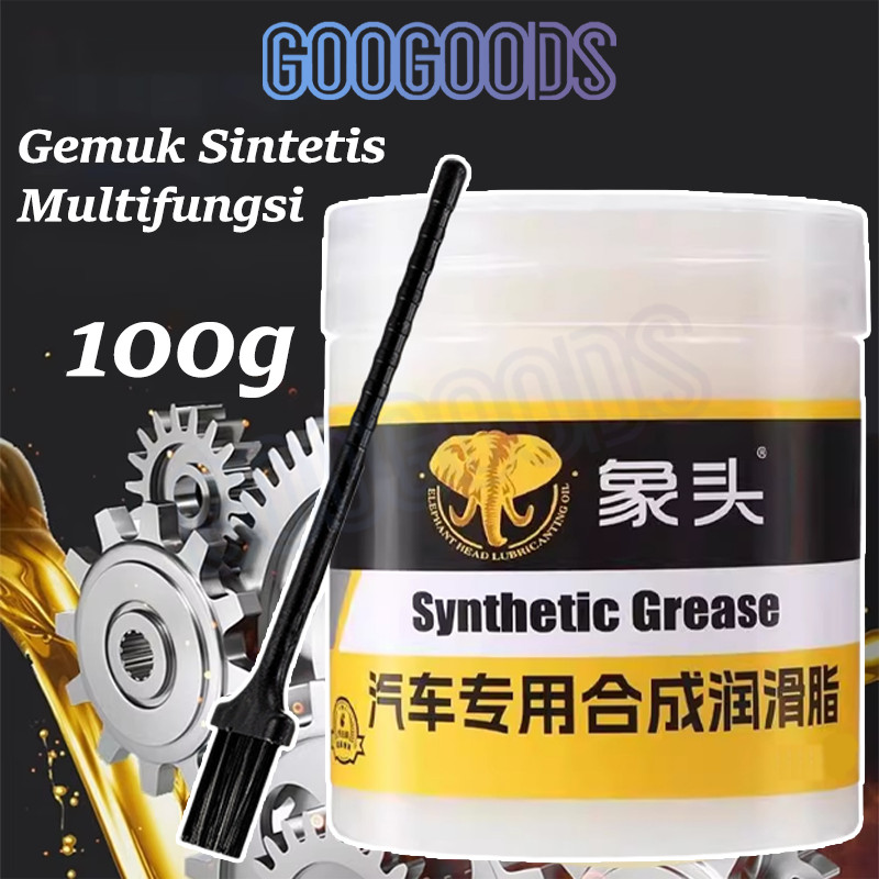 GG Gemuk Pelumas Bearing & Rantai Kendaraan - Grease Sintetis Serbaguna 100gr, Mudah Diaplikasikan d