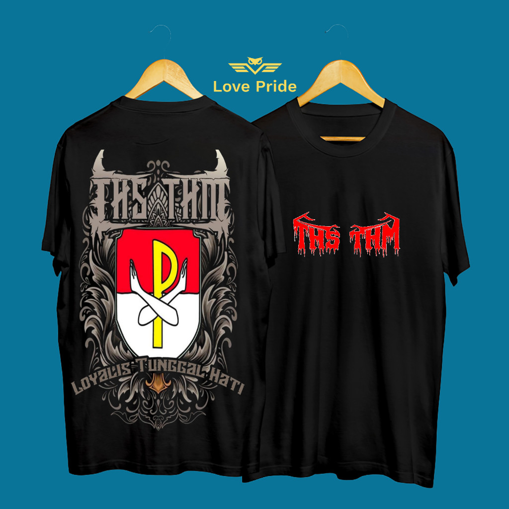 Kaos Tshirt Baju Distro Pencak Silat THS THM Loyalitas Tunggal Hati Premium Terbaru
