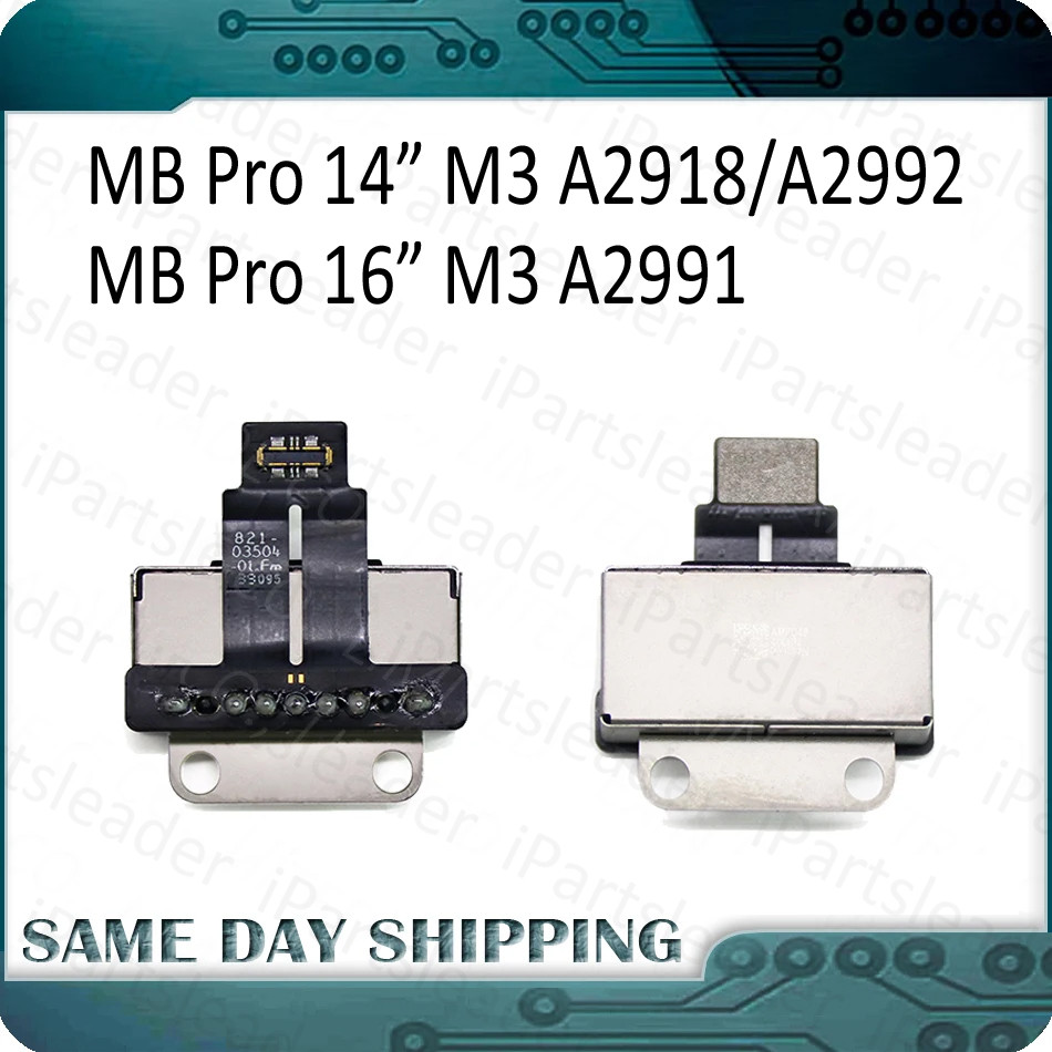 New A2918 A2991 A2992 DC Power Jack Connector with Cable for Macbook Pro 14" 16" M3 Charge Power Jac