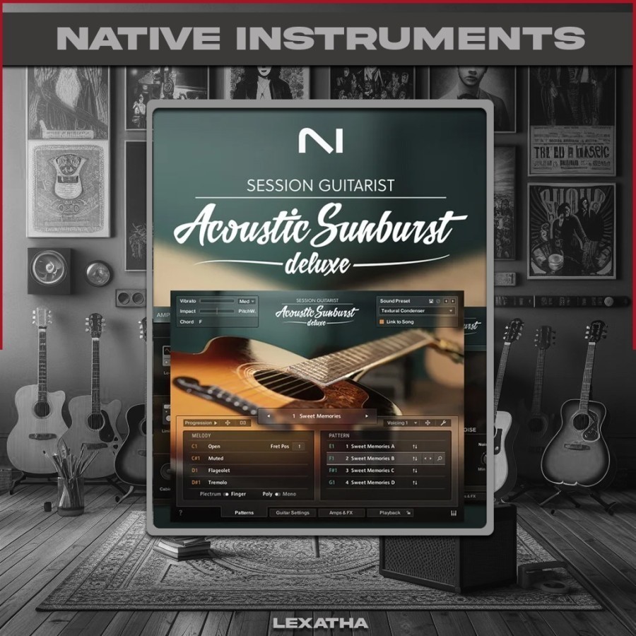 Native Instruments Session Guitarist Acoustic Sunburst Deluxe