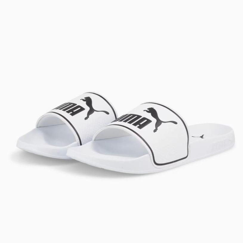 Sandal / Sendal Unisex Puma Leadcat 2.0 H Warna Puma White-Puma Black - 399706 02