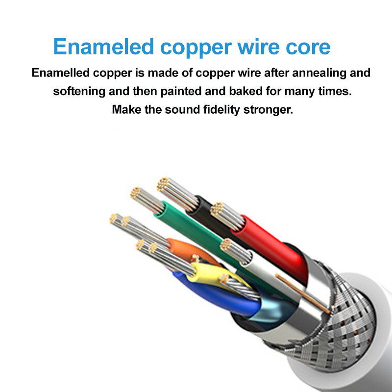 Headset Splitter 3.5mm Audio+Mic Stereo Headphone Splitter Audio 3.5mm 4 Pole Jack Y Cable for PS4,P