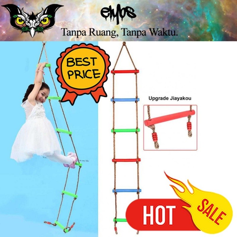 PROMOMainan Anak Panjat Tangga Tali Outdoor Playground Climbing LadderTERLARIS