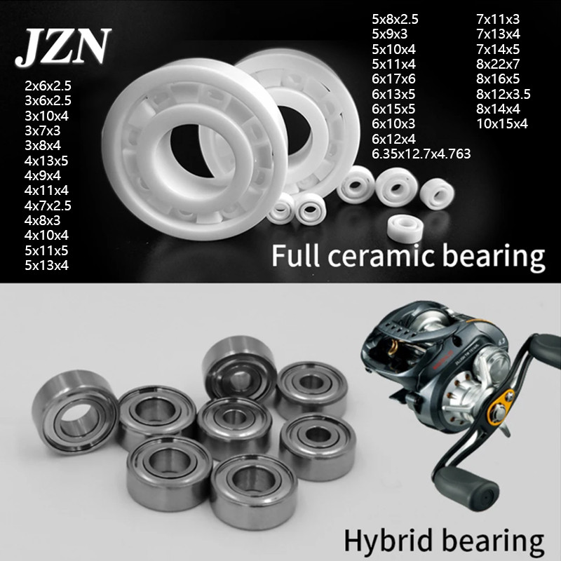 Hybrid ceramic bearing water wheel bearing 5x10x4 3x10x4 3x7x3 3x8x4 4x9x4 Fingertip gyroscope beari