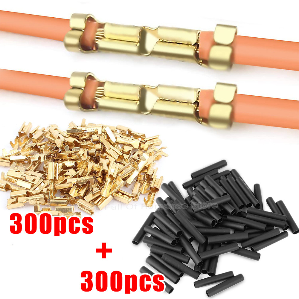 U-Shaped Electrical Wire Connectors Set Crimp Terminals Block for Fast Wiring Cable Lock 0.5-1.5mm² 