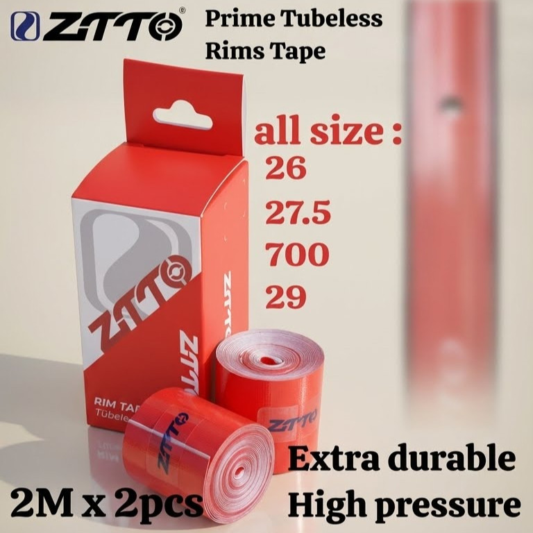 ZTTO Prime Rims Tape Tubeless Roda Road Bike Sepeda MTB Rim Tape Strips 700 29 27.5 700C