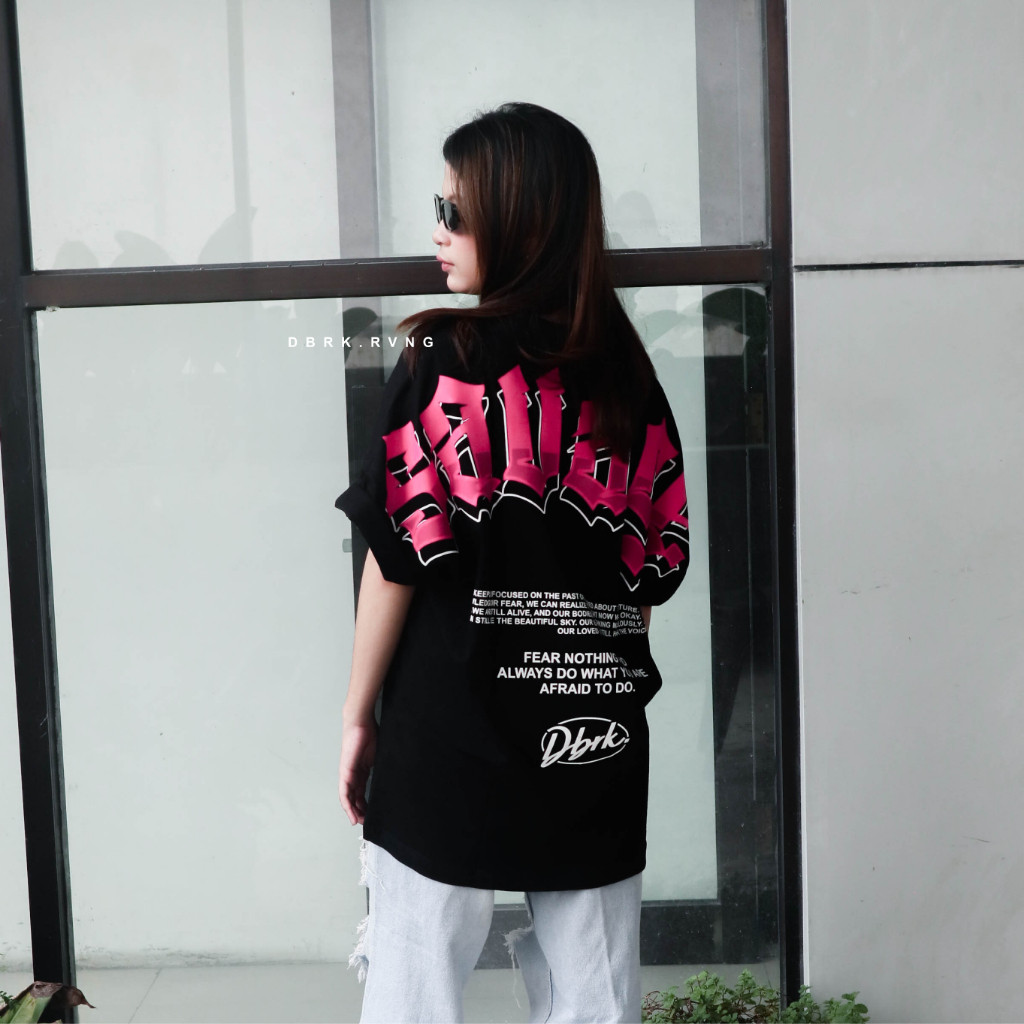 Oversized T-Shirt - Savage - Black - DBRK RVNG