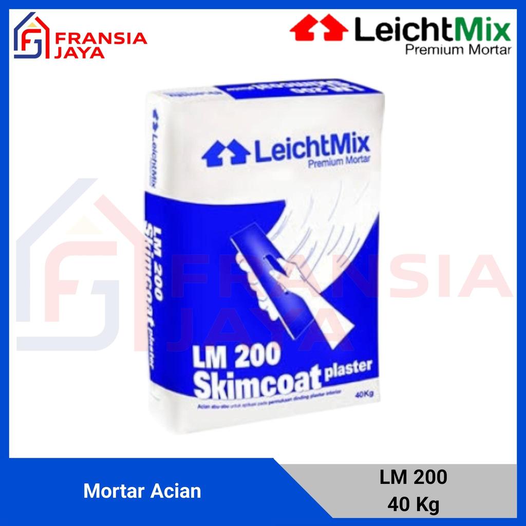 LeichtMix LM 200 Skimcoat 40 Kg Acian Plester Dinding